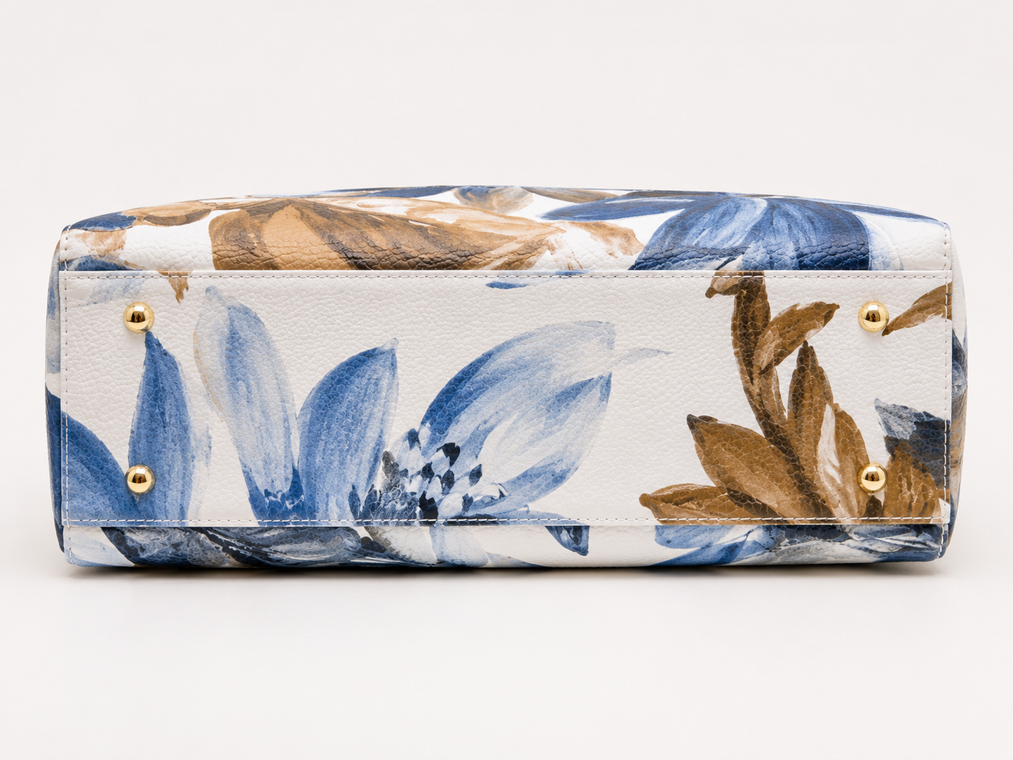 Jardin d'Azur | Leather handbag Made in Italy