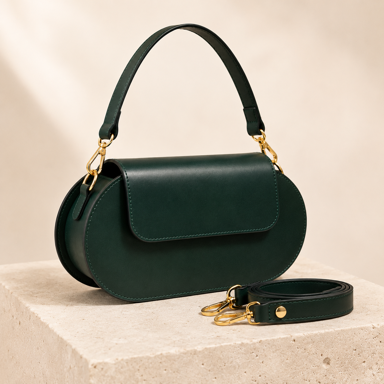 RUBIS | Italian Leather Bag – Burgundy