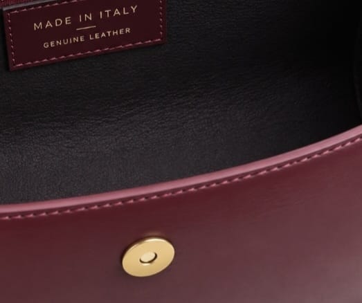RUBIS | Sac en Cuir Italien – Burgundy