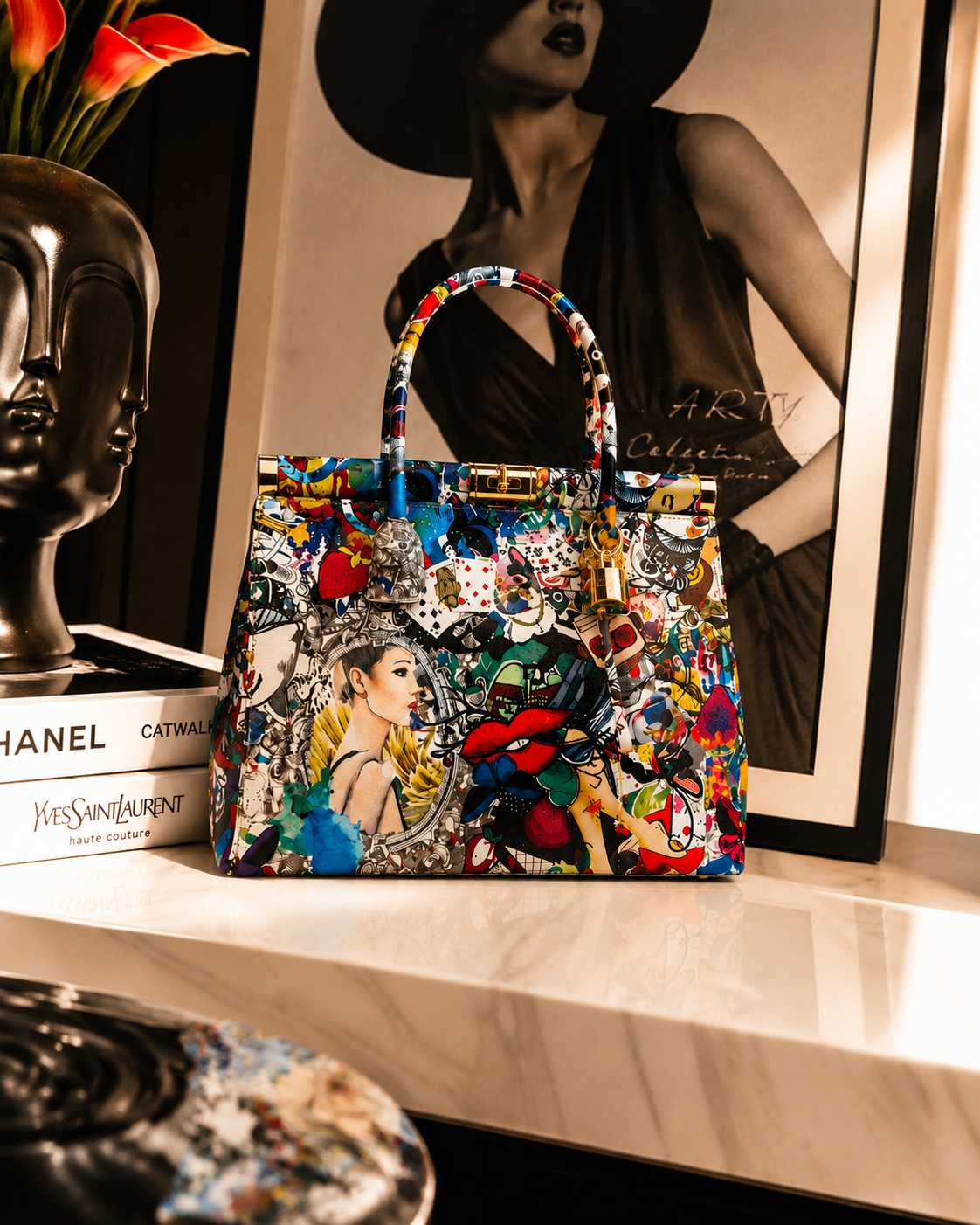 DALI Leather Bag - Made in Italy